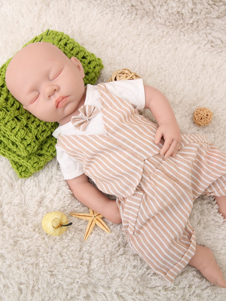 Full Body Silicone Baby Doll, 18 Inch Boy or Girl Newborn Doll
