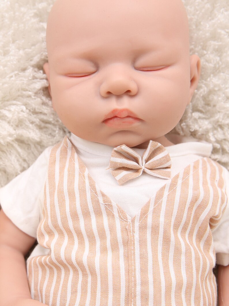 Full Body Silicone Baby Doll, 18 Inch Boy or Girl Newborn Doll, Handmade Baby Doll, Soft and