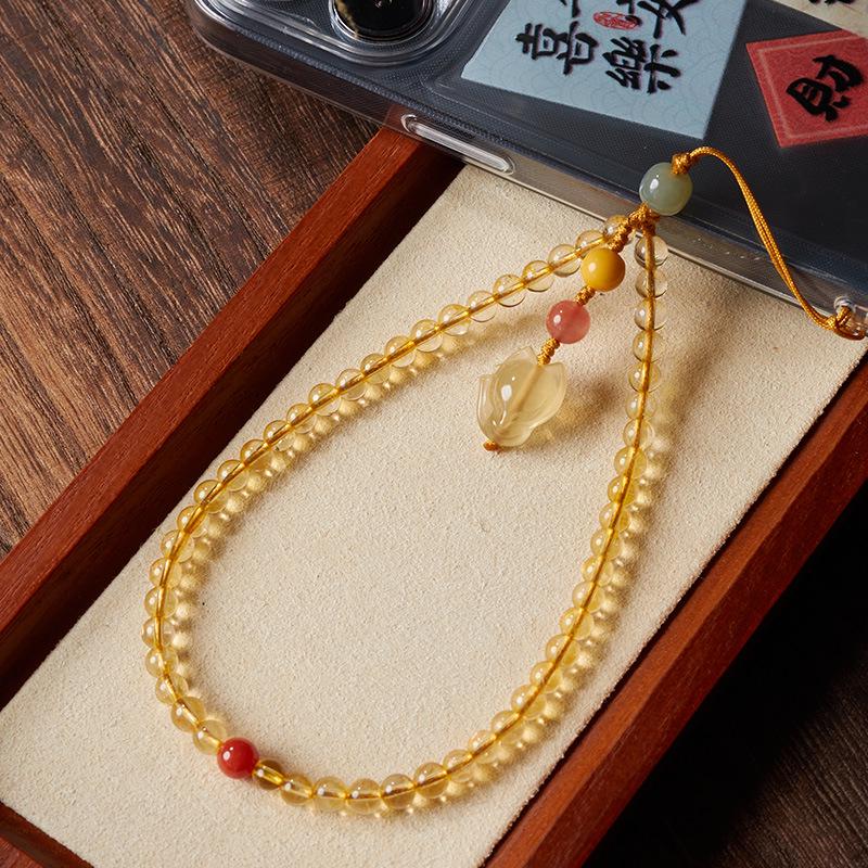 Nina◆オイルインクォーツブレスレット✧14kgf✧蛍光 Citrine Fox - Etsy