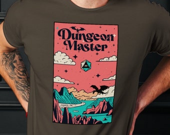 Nostalgic Dungeon Master Shirt - Dungeons and Dragons Shirt - DM Gift - DnD Shirt for Men - DnD Shirt for Women