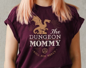 Dungeon Mommy Shirt – Funny DnD T-Shirt for Her, Dungeon Master Gift, Dungeon Mom Gift, Dungeons and Dragons, RPG DM Shirt, Mothers day DnD