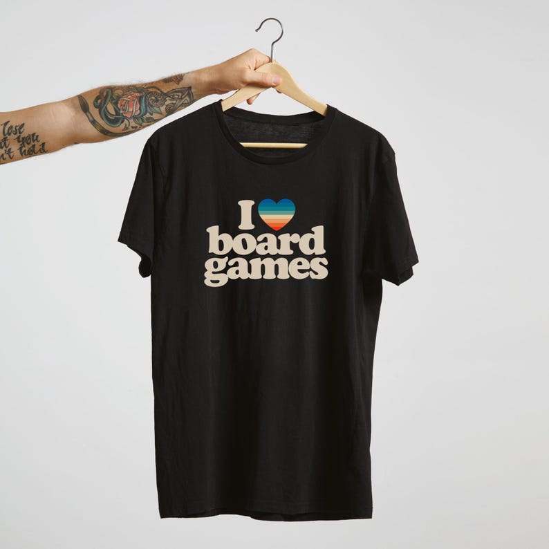 Board Game Shirt for Fans, Funny Gift, I Love Board Games, Gamer