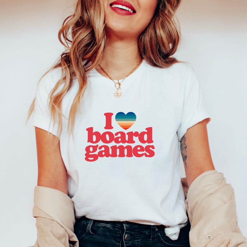 Board Game Shirt for Fans, Funny Gift, I Love Board Games, Gamer