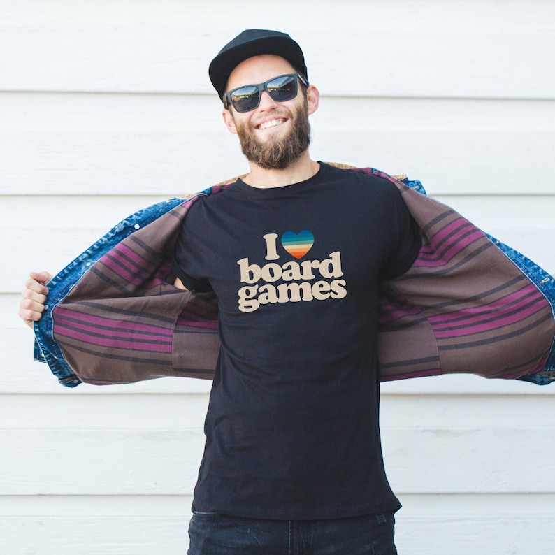 Board Game Shirt for Fans, Funny Gift, I Love Board Games, Gamer