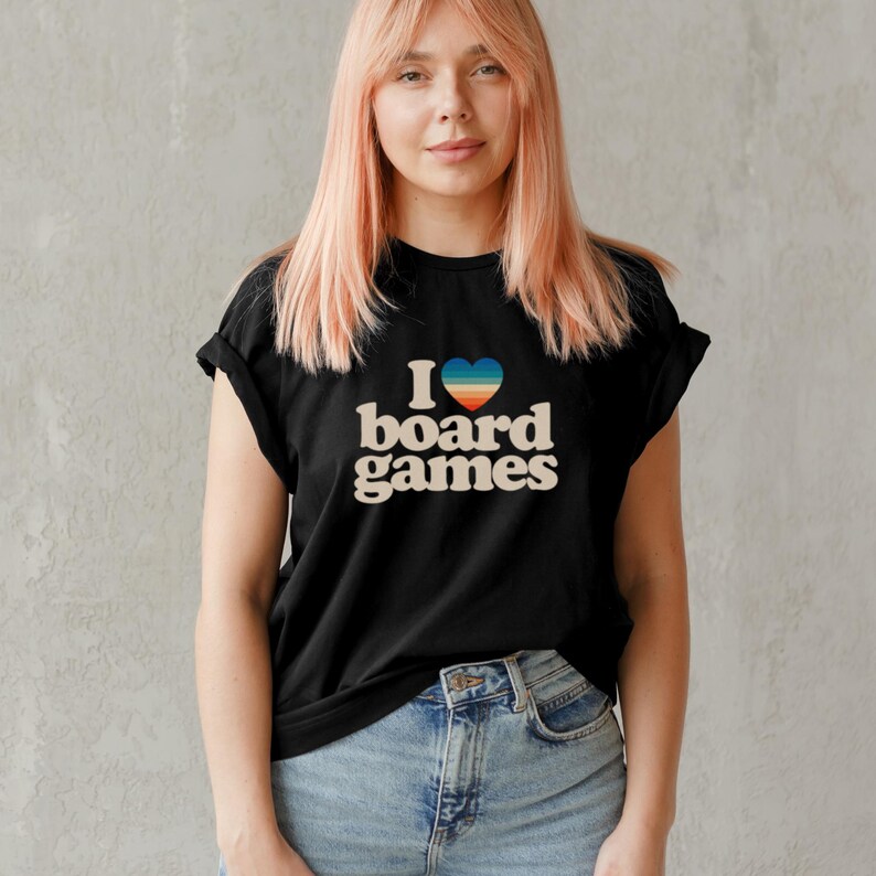 Board Game Shirt for Fans, Funny Gift, I Love Board Games, Gamer