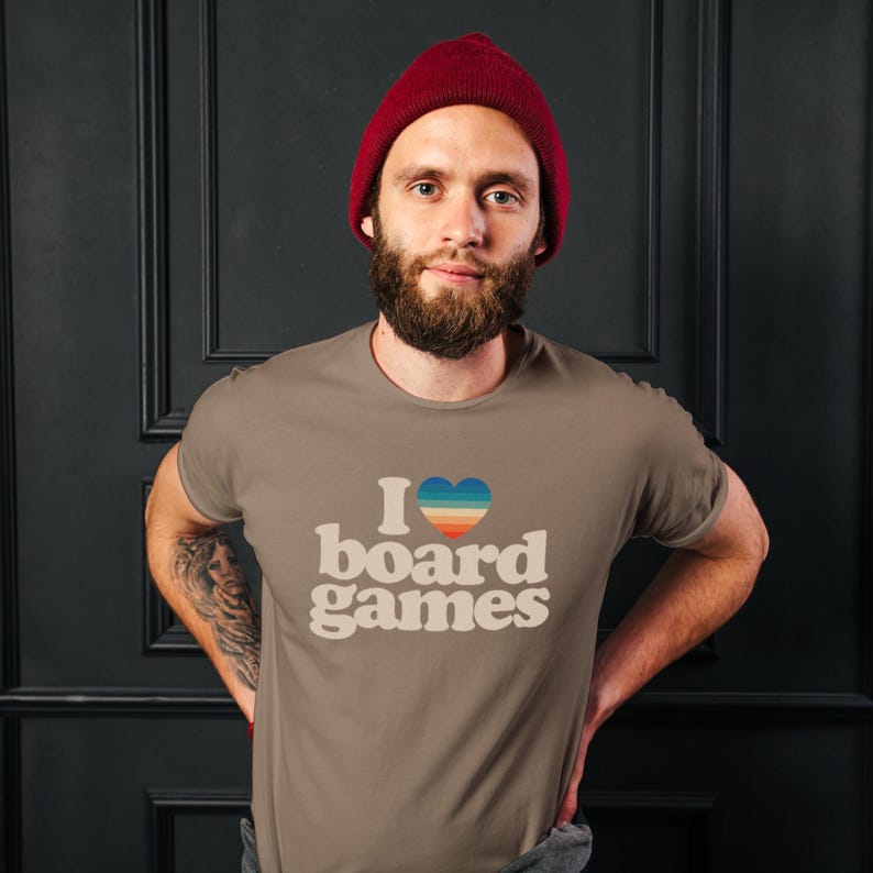 Board Game Shirt for Fans, Funny Gift, I Love Board Games, Gamer