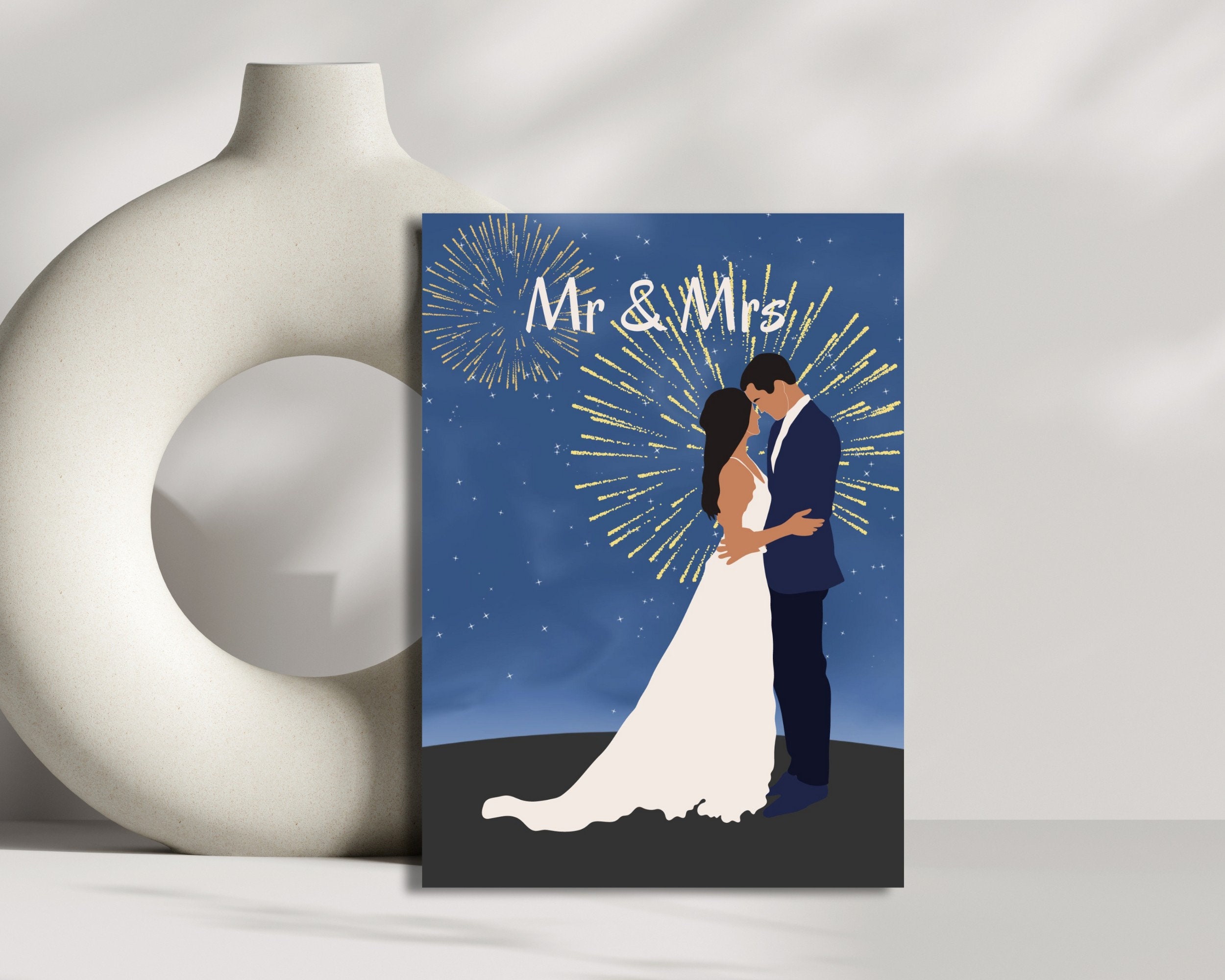 Printable Wedding Card, Wedding Card, Printable Greeting Card, Print at ...