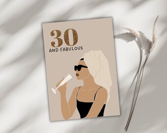 Printable Birthday Cards, Instant Download, Happy Birthday Greeting ...