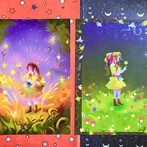 Final Fantasy VII - piccole stampe artistiche di Aerith