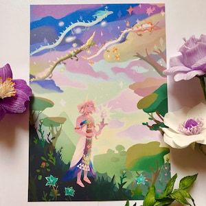 Zelda Tränen des Königreichs Kunstdruck