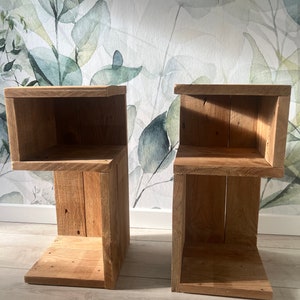 Table de chevet en bois de palette