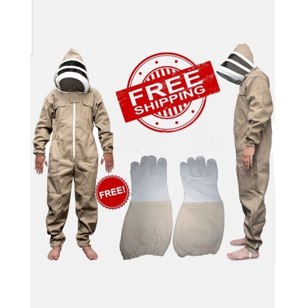 Beekeeping Suit, Sting Proof Bee Suit, Beekeepers Suit Professional 280 GSM Fabric