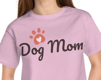 Dog Mom, Champion Women's Heritage Cropped T-Shirt, Plus Size Dog Mom Workout Cropped Tee, Corgi Shirt