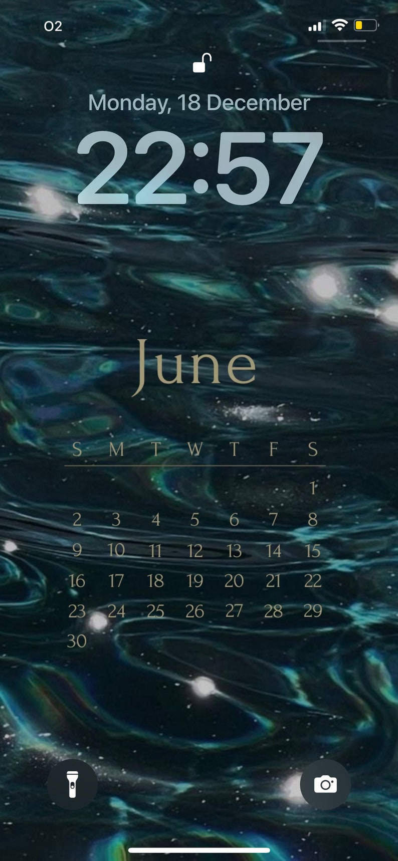 Water 2024 Calendar Wallpaper Etsy Canada