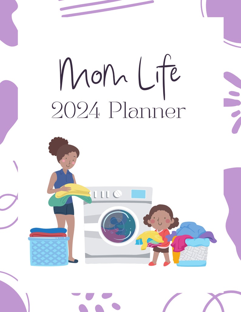 Home Management Binder for Busy Moms Planner Household Printable Life ...