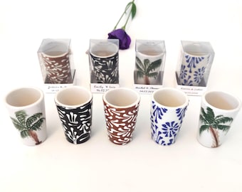 Talavera Shotglas – Handgjord mexikansk keramikgåva | Bröllops-, Fiesta-, Tequila- och festpresent från MYWEDDINGMY
