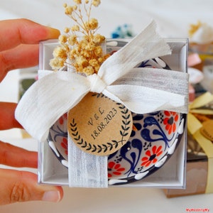 Mexican Wedding Favor Bowl: Handcrafted Ceramic Gift