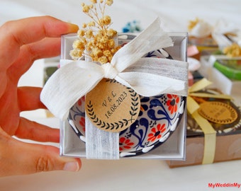 Tazones de regalo de boda, regalo de México, favores de fiesta, sorteo de invitados de boda, favor de boda de olla, favor de tazón de México, olla de favores de boda para invitados