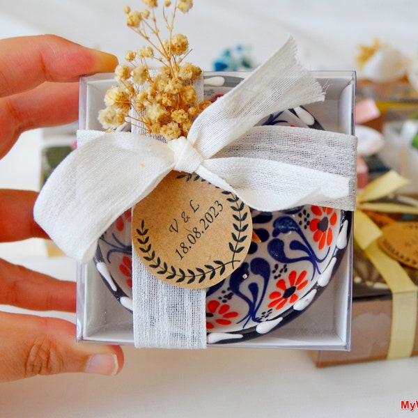 Tazones de regalo de boda, regalo de México, favores de fiesta, sorteo de invitados de boda, favor de boda de olla, favor de tazón de México, olla de favores de boda para invitados