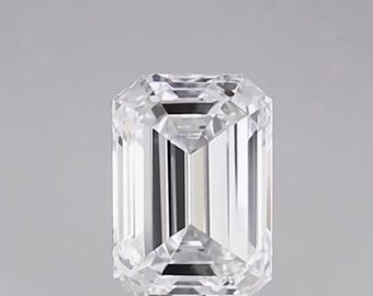 Emerald Cut 0.520 CT E VVS1 IGI CERTIFIED(LG595365264) Lab Grown Diamond Hand Made/ Cvd diamond / Loose Cvd Diamond at Nitistar Hk Limited