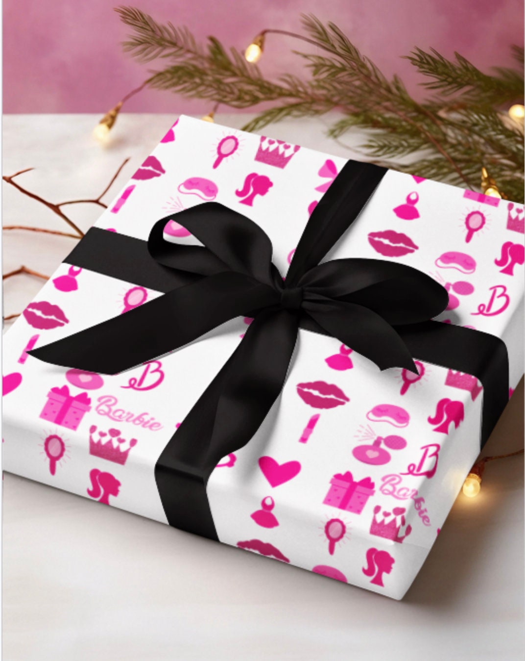 Barbie Wrapping Paper Etsy