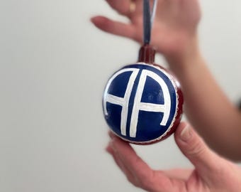 Fort Bragg Airborne, WOOD Heirloom Ornament 3"
