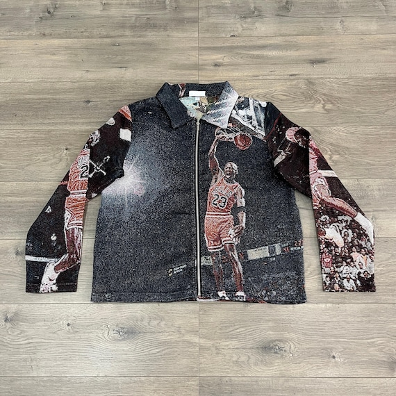 Michael Jordan Tapestry Jacket | Vintage Sportswear, Unisex