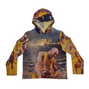 Kobe Bryant Tapisserie Hoodie Stilvoller Basketball Hoodie Einzigartiges Geschenk für Fans Sport Liebhaber Geburtstagsgeschenk Lakers Fan Geschenk NBA Geschenk Geschenk für Ihn
