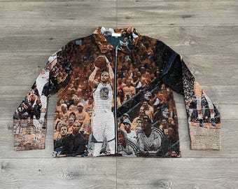 Stephen Curry Tapestry Jacket | Stylish NBA Gear | Unisex Sportswear | Perfect for Fans & Athletes | Unique Fashion Statement, Birthday Gift
