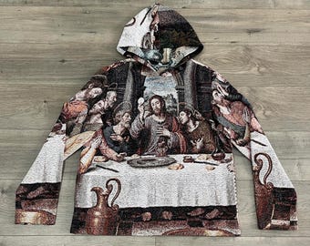 Laatste diner wandtapijt hoodie boho zomerkleding, casual shorts, stijlvolle strandoutfit, lichtgewicht en comfortabele mode, verjaardagscadeau, cadeau voor hem