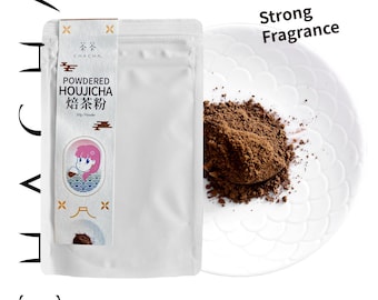 CHA CHA Houjicha Powder: Japanese Green Tea (50g)