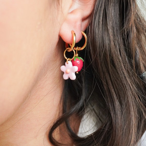 Boucles d’oreilles Anna - charms interchangeables