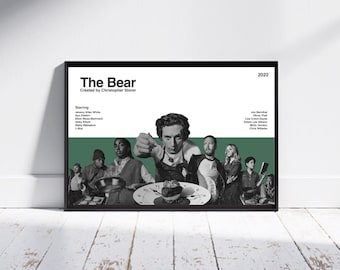 The Bear TV Series Poster: Minimalist Wall Art (Digital Download)