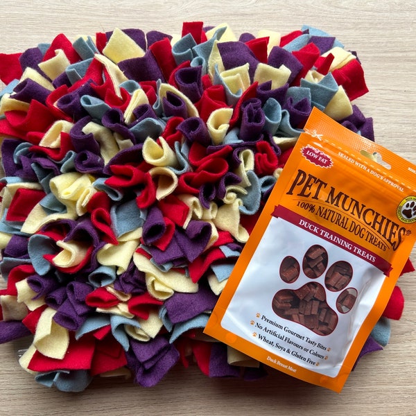 Medium Snuffle Mat / Treat Mat / Enrichment Activity / Gifts for Dogs / Slow Feeder / Dog  Training /Free natural dog treats