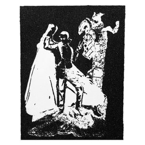 Black Sew On Dracula Patch