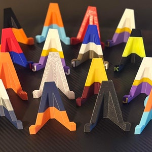 One Color Custom Card Stands - 5 pack