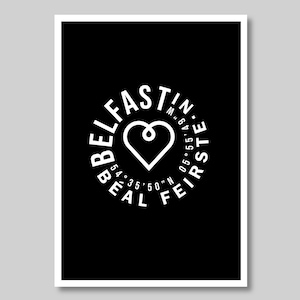 Belfast Travel Print Belfast Poster Belfast Wall Art Destination Print Belfast Print Belfast Digital Artwork Minimalist Travel Print Digital