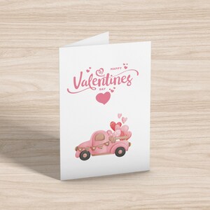 Valentine's Day Printable Cards, Instant Download, Kids &amp; Family ...