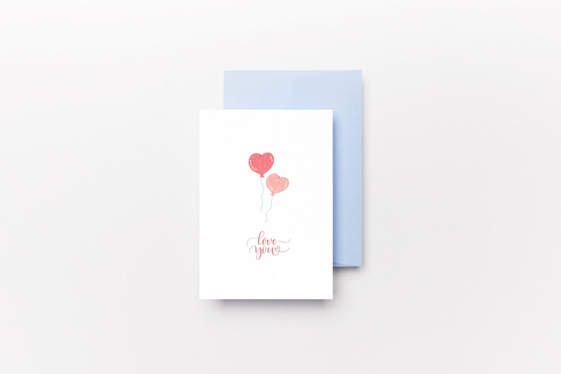 Valentine's Day Printable Cards, Instant Download, Kids &amp; Family ...