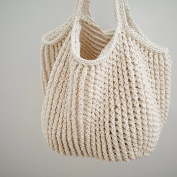 Crocheted mesh pattern bag knitted bag model mesh pattern crocheted bag women's bag, shopping bag, summer bag, beach bag, clutch bag