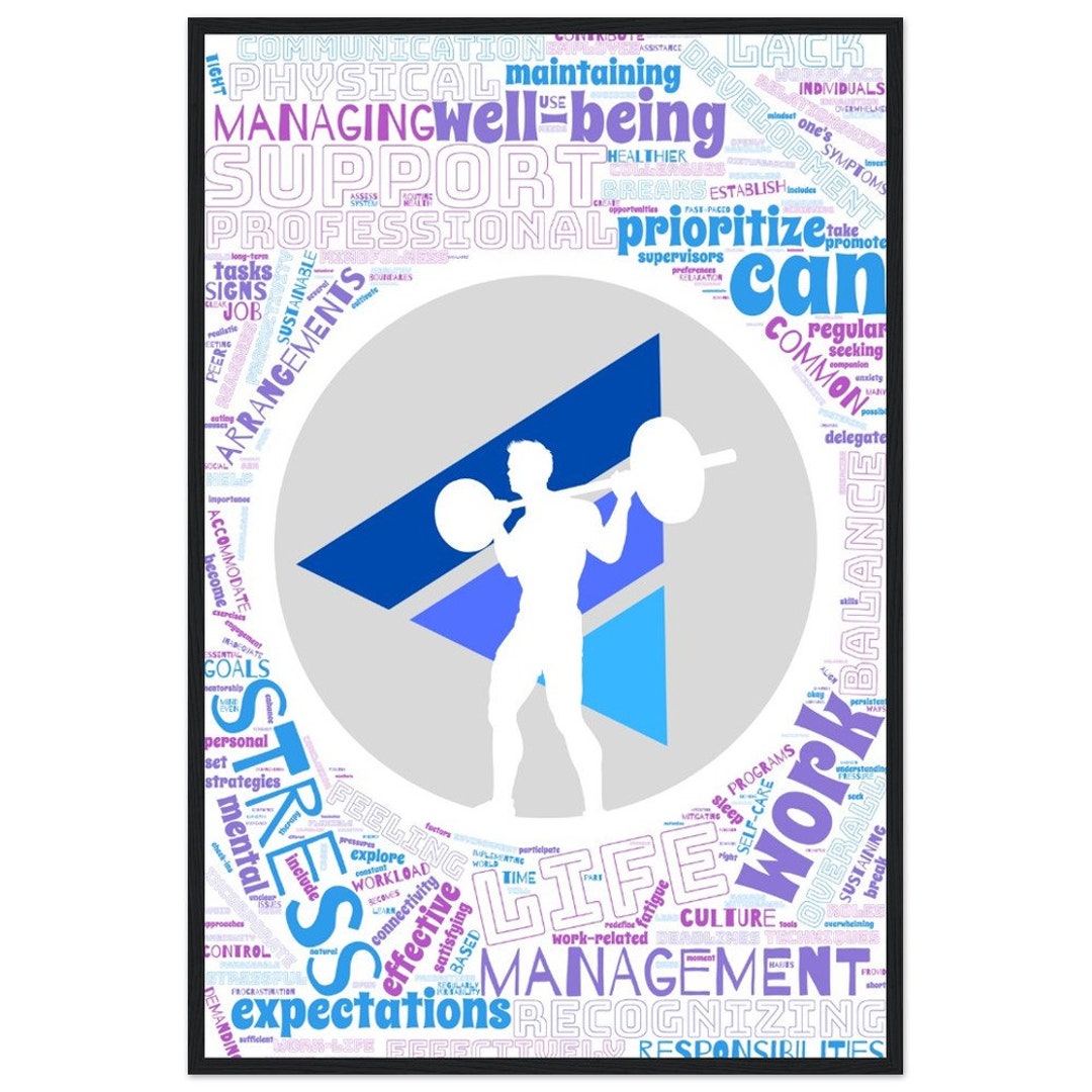 Inspiration for Better Life Embrace Fitness Work Life Balance Gym Wall ...