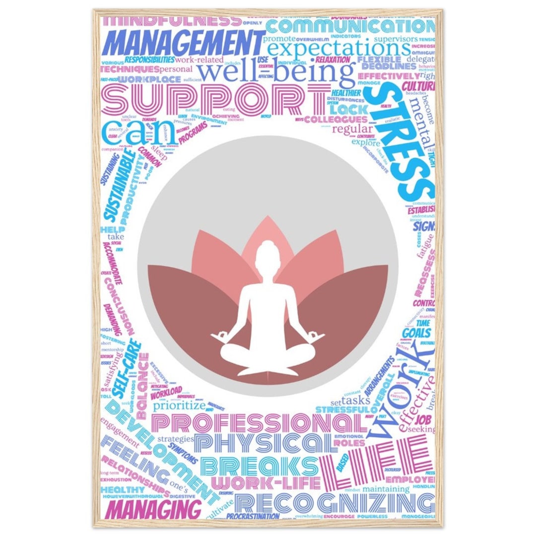 Inspiration for Better Life Embrace Fitness Work Life Balance Framed ...