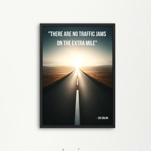 Cartel motivacional Autodesarrollo pared arte decoración del hogar cartel de motivación Zig Ziglar cita automejora cita digital descargar impresión