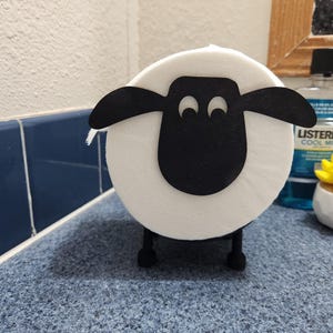 Sheep Toilet Paper Holder – Cute Bathroom Decor for Spare Rolls