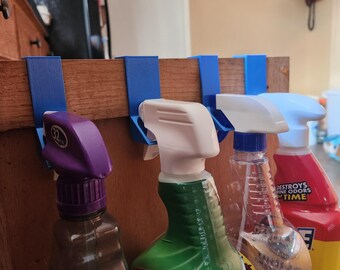 3D Printed Spray Bottle Holders – Over-Cabinet, No Tools Needed!