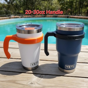 Customizable Yeti Cup Handle – Fits 20oz & 30oz Tumblers, Custom Colors!