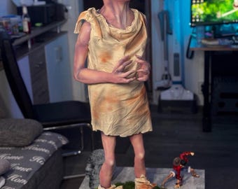 Life-Size House Elf Kit – 3D Printed HP-Inspired Figure (3.5ft Tall)