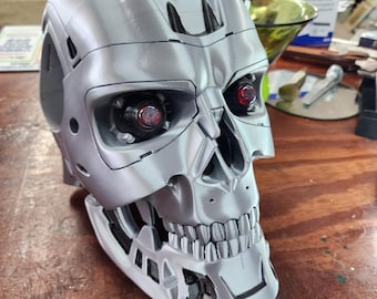 Life-Size Terminator Head for Display Collectible