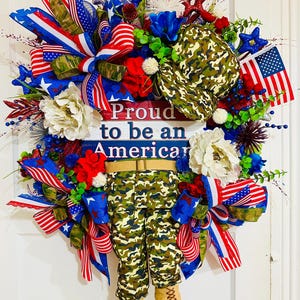 Patriotic Veteran Wreath