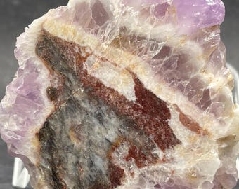 Amethyst Crystal Cluster: Face Polished Geode Display Specimen